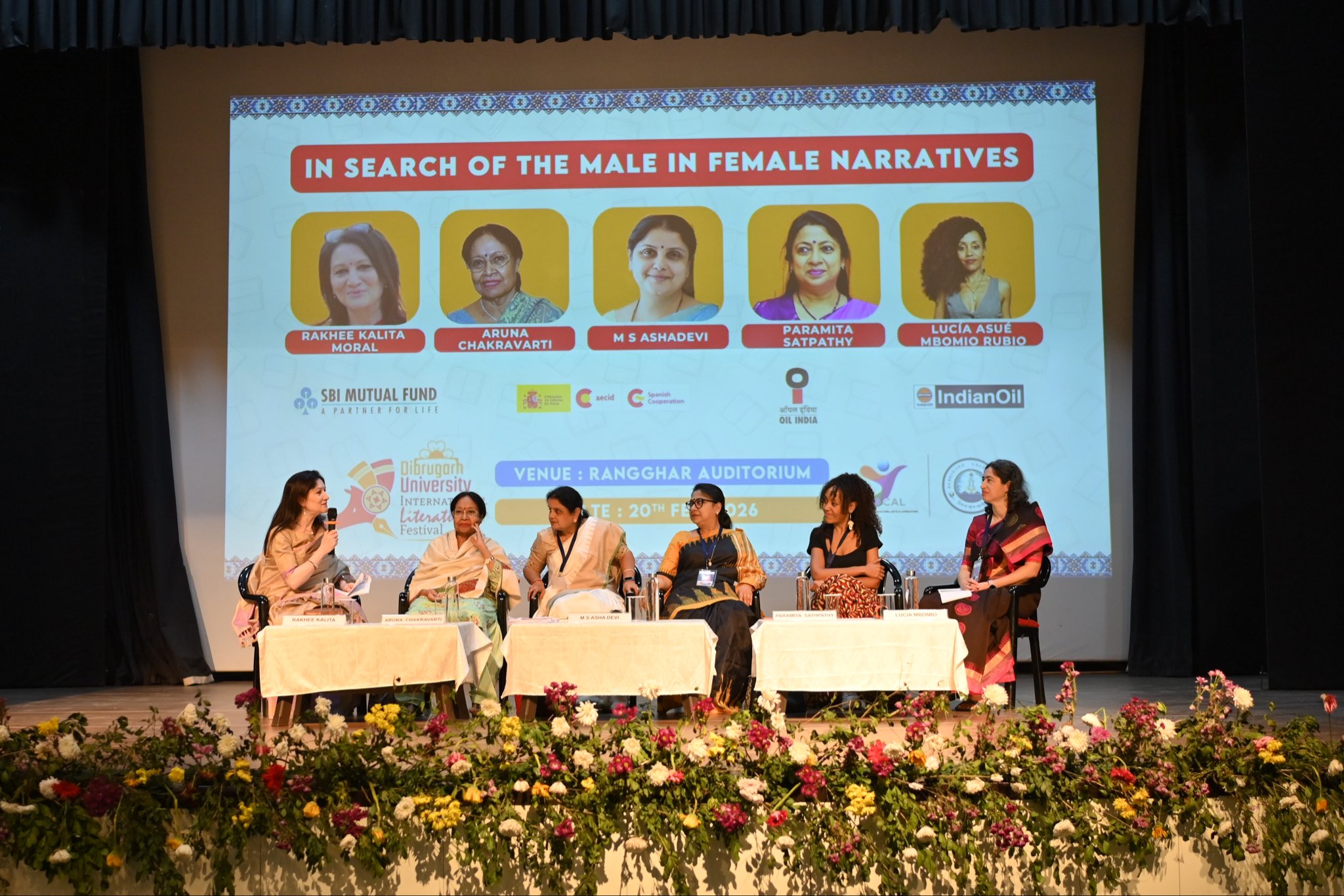 Participación de autores españoles en el festival de literatura de Dibrugarh